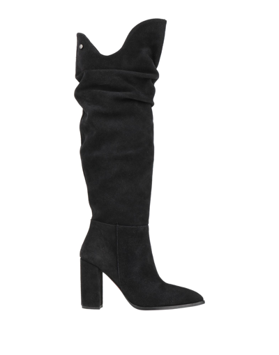 Shop Manila Grace Woman Boot Black Size 6 Soft Leather