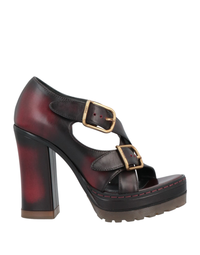 Shop Chloé Woman Sandals Dark Brown Size 8.5 Soft Leather