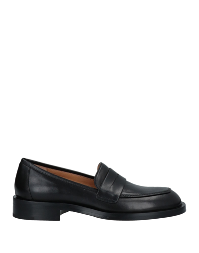 Shop Pomme D'or Woman Loafers Black Size 11 Soft Leather