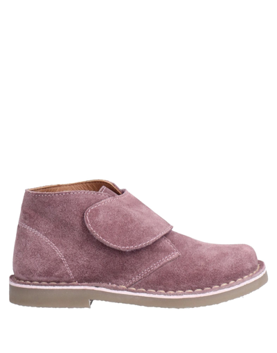Shop Oca-loca Ankle Boots In Pastel Pink