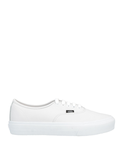 Shop Vans Man Sneakers White Size 4.5 Soft Leather