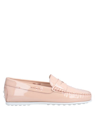 Shop Tod's Loafers In Light Pink
