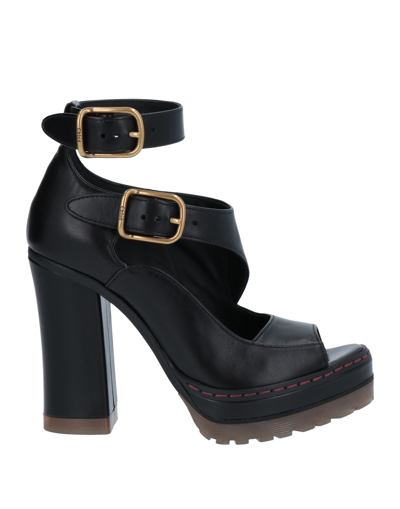 Shop Chloé Woman Pumps Black Size 5 Soft Leather