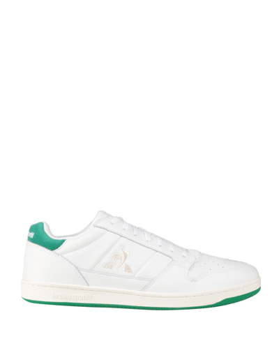 Shop Le Coq Sportif Breakpoint Man Sneakers White Size 9 Soft Leather
