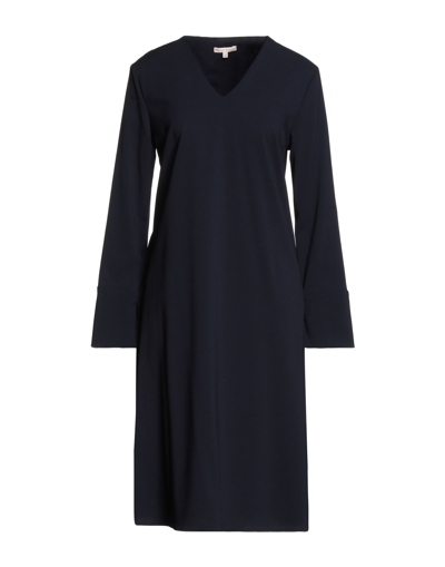 Shop Brian Dales Woman Midi Dress Midnight Blue Size 6 Polyester, Wool, Lycra
