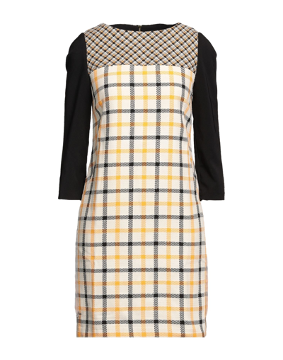 Trussardi Jeans Short Dresses In Orange