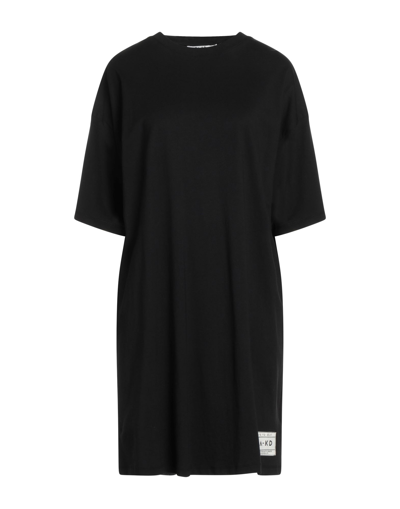 Shop Na-kd Woman Mini Dress Black Size Xs Cotton