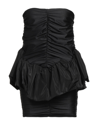 Shop Agua Project Woman Mini Dress Black Size 6 Polyester, Elastane
