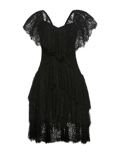 Shop Dimora Short Dresses In Black