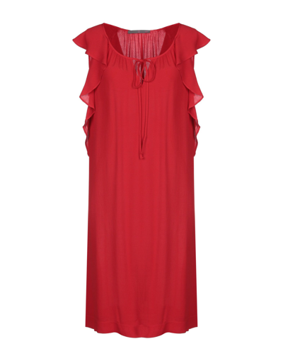Shop 19.70 Nineteen Seventy Woman Midi Dress Red Size 12 Viscose
