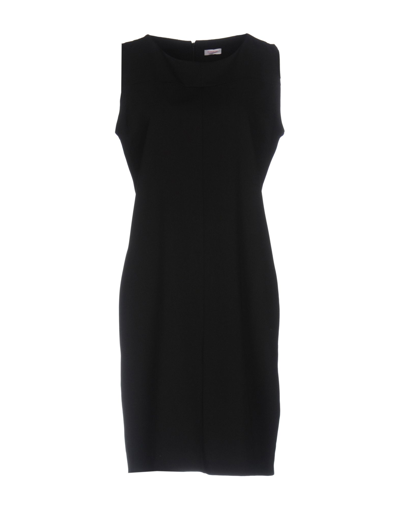Shop Rossopuro Woman Mini Dress Black Size S Polyester, Viscose, Elastane