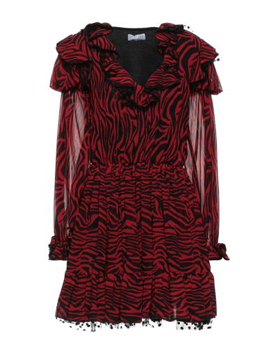 Shop Odi Et Amo Woman Mini Dress Red Size 6 Polyester, Elastane