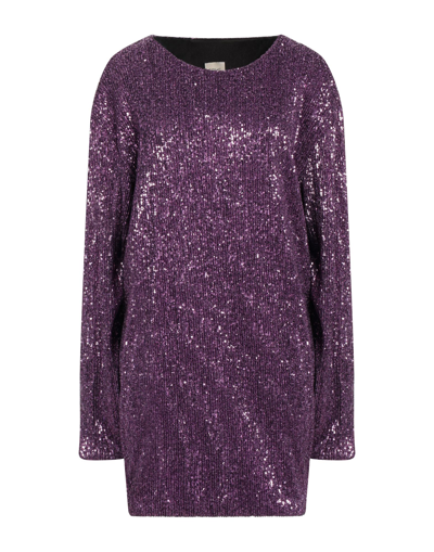 Shop 5rue Woman Mini Dress Purple Size M Polyester