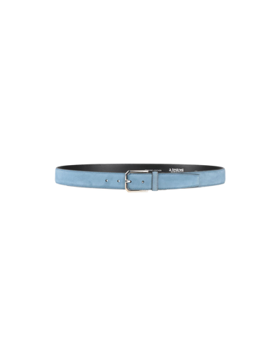 Shop A.testoni Belts In Sky Blue