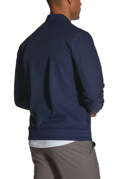 Shop Cuts Legacy Water Resistant Bomber Jacket In Pacific Blue