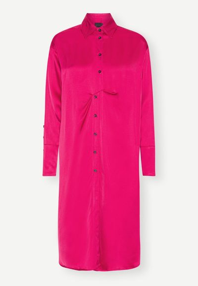 Shop Birgitte Herskind Barba Shirt Dress In Pink