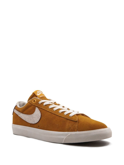 Shop Nike Sb Blazer Low "bruised Peach" Sneakers In Neutrals