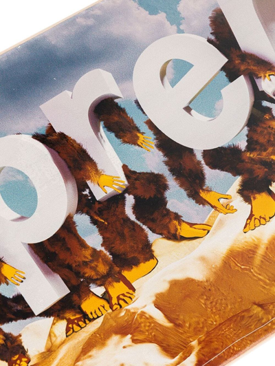 Supreme Apes Skateboard Deck In Blau