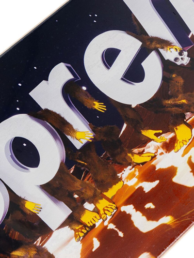 Supreme Apes Skateboard Deck In Schwarz