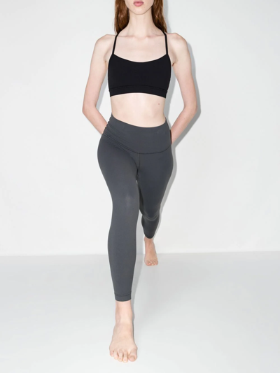 Shop Lululemon Flow Y Yoga Sports Bra In Black