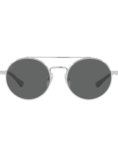 Shop Persol Po2496s Double-bridge Sunglasses In Silber