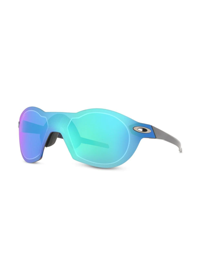 Shop Oakley Oo9098 Re:subzero Sunglasses In Blau