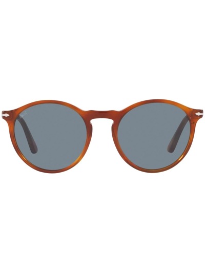 Shop Persol Po3285s Pantos Sunglasses In Braun