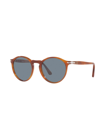 Shop Persol Po3285s Pantos Sunglasses In Braun