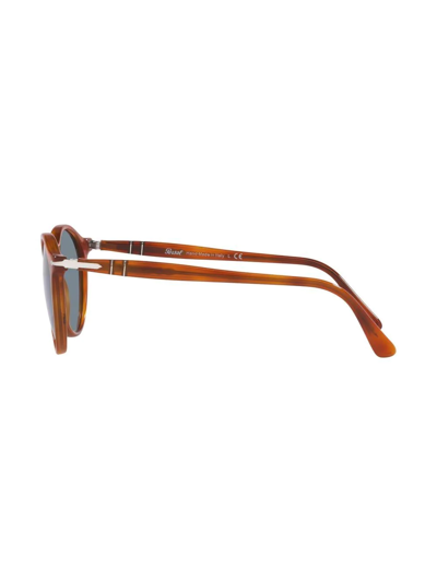 Shop Persol Po3285s Pantos Sunglasses In Braun