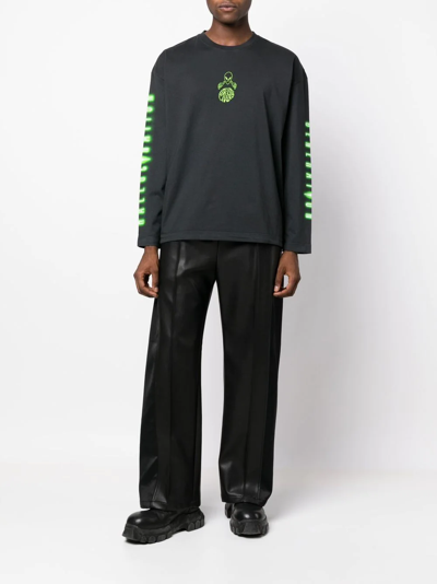Etudes Studio Hallucination Long-sleeved T-shirt In Grey