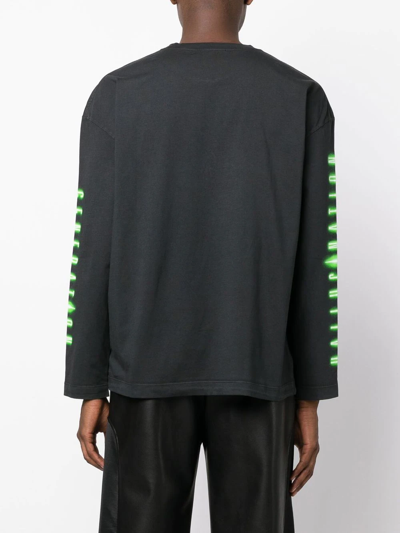 Etudes Studio Hallucination Long-sleeved T-shirt In Grey