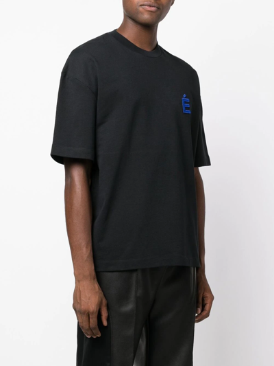 Etudes Studio Chest Logo-print Detail T-shirt In Black
