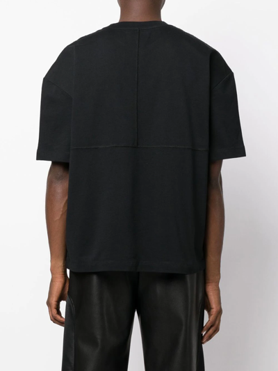 Etudes Studio Embroidered-logo Detail T-shirt In Black