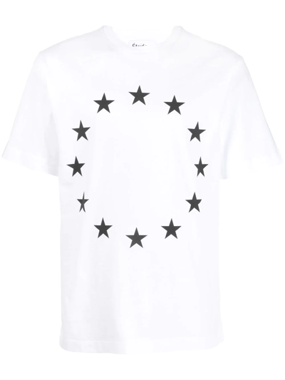 Shop Etudes Studio Wonder Organic-cotton T-shirt In White