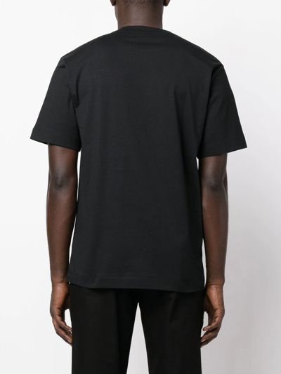 Shop Etudes Studio Logo-print Organic Cotton T-shirt In Black