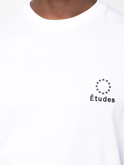 Shop Etudes Studio Wonder Logo Organic-cotton T-shirt In White
