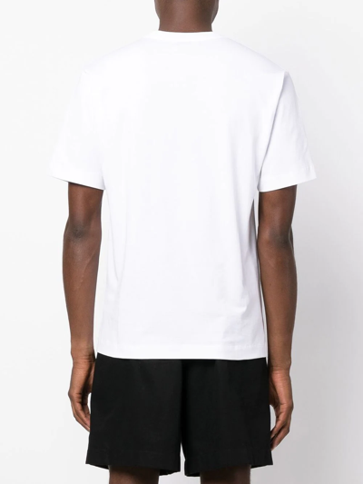 Etudes Studio Etudes Wonder Logo Print Cotton T-shirt In White