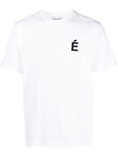 Etudes Studio White Wonder Patch T-shirt In White