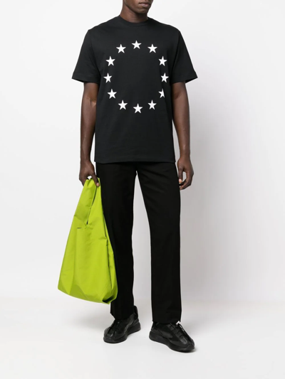 Shop Etudes Studio Wonder Logo-print T-shirt In Black