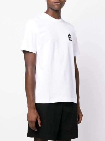 Etudes Studio White Wonder Patch T-shirt In White