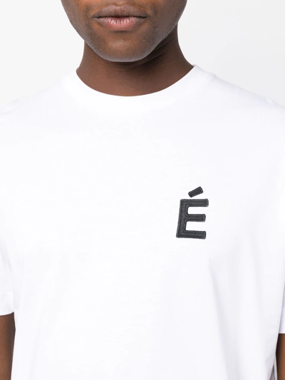 Etudes Studio White Wonder Patch T-shirt In White