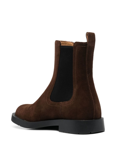 Shop Camper 1978 Suede Ankle Chelsea Boots In Brown