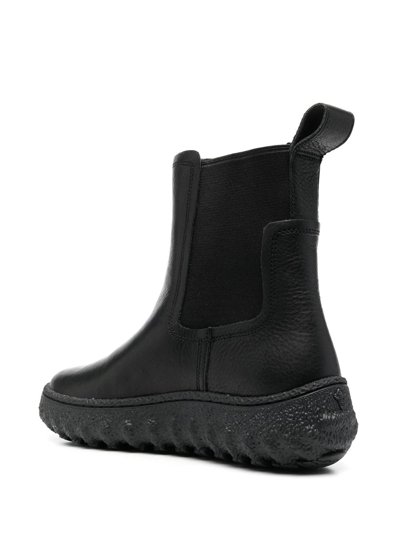 Camper Chunky Sole Chelsea Boots In Black