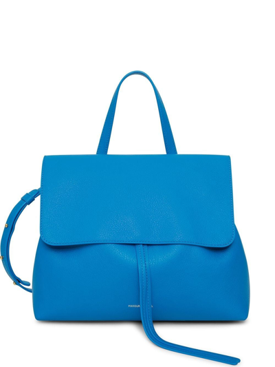 Shop Mansur Gavriel Lady Soft Tote Bag In Blue