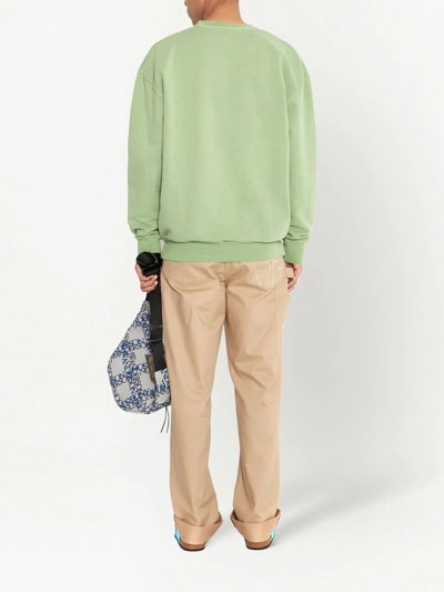 Shop Jw Anderson Straight-leg Chino Trousers In Neutrals