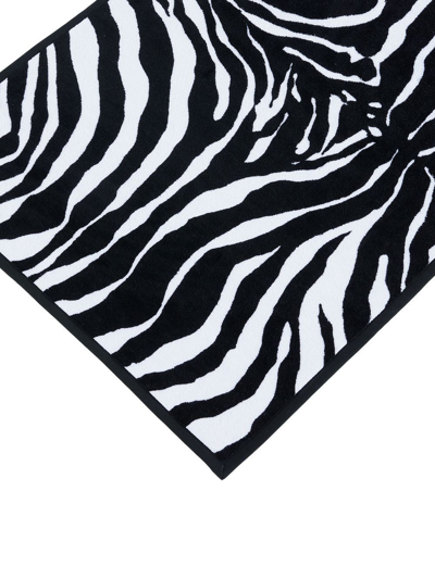 Dolce & Gabbana Terry Cloth Bath Mat In Schwarz