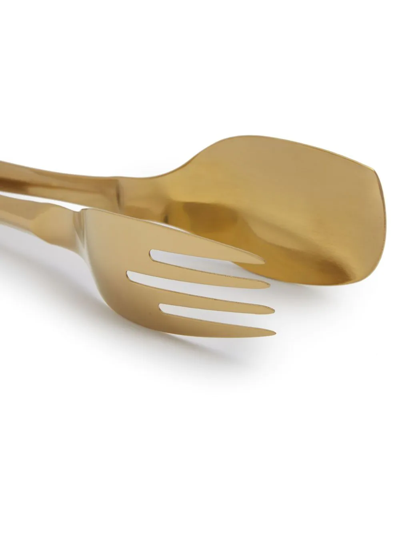 Shop Sambonet Living Serving-tongs In Gold