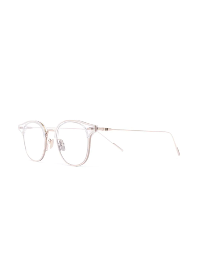 Shop Gentle Monster Alio X C1 Round-frame Glasses In Nude