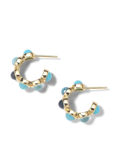 Shop Ippolita 18kt Yellow Gold Lollipop® All-stone Tiny Hoop Earrings