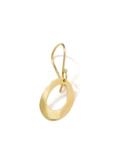 Shop Ippolita 18kt Yellow Gold Classico Mini Wavy Oval Earrings